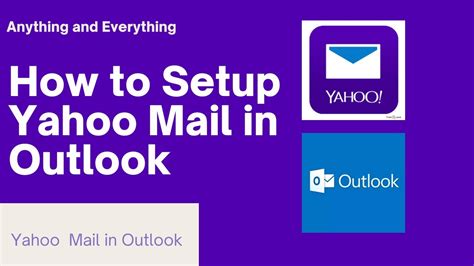 hook up yahoo mail to outlook